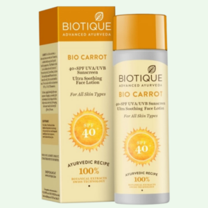 Biotique Face & Body Sun Lotion SPF 40 - Carrot