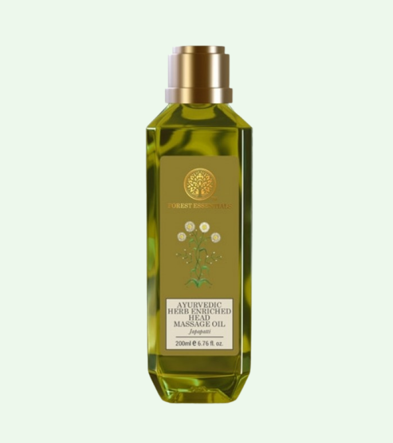 Forest Essentials Ayurvedic Herb Enriched Head Massage Oil Japapatti