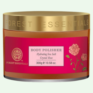 Forest Essentials Body Polisher Hydrating Sea Salt Crystal Rose
