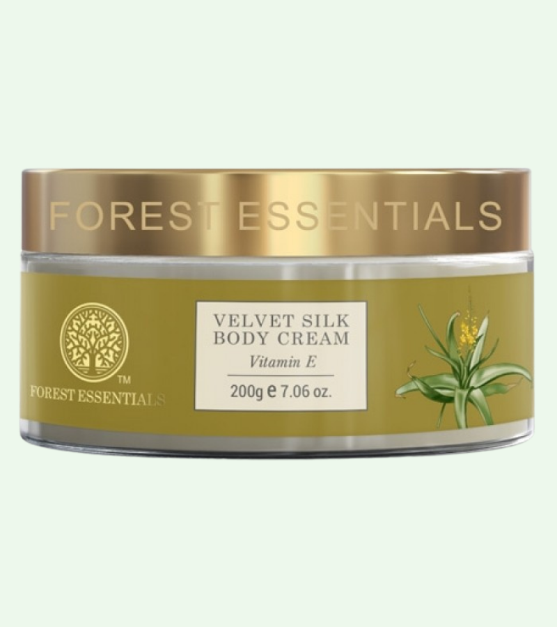 Forest Essentials Velvet Silk Body Cream Vitamin E