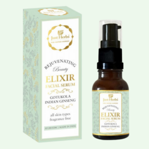 Just Herbs Gotukola Indian Ginseng Rejuvenating Beauty Elixir Facial Serum 15ML