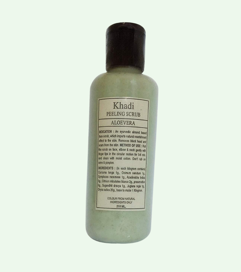 Khadi Khazana Soft Face and Body Herbal Peeling Aloe Vera Scrub Dead Skin Remover