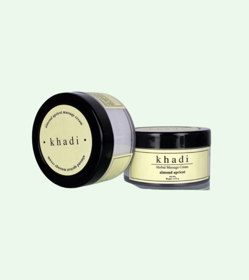 Khadi Natural Almond & Apricot Massage Cream