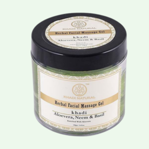 Khadi Natural Aloe vera Neem & Basil Face Massage Gel