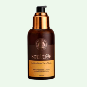SOULTREE INDIAN ROSE FACE WASH WITH TURMERIC & HONEY