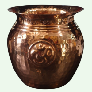 Copper Lota With OM