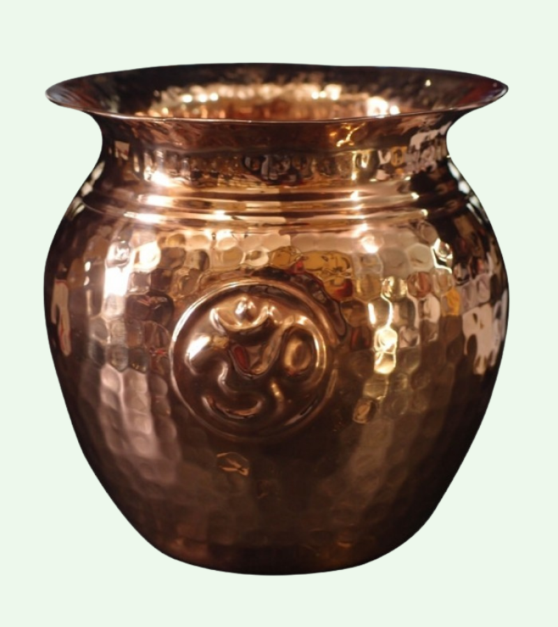 Copper Lota With OM