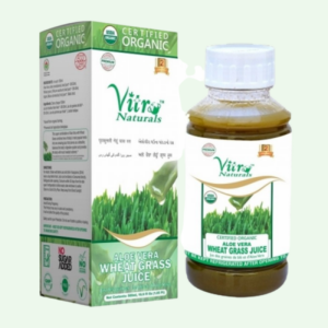 Jus d'herbe de blé à l'aloe vera certifié biologique Vitro Naturals